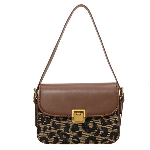 Ladies Leopard Shoulder Bag  - Picture 2 of 10